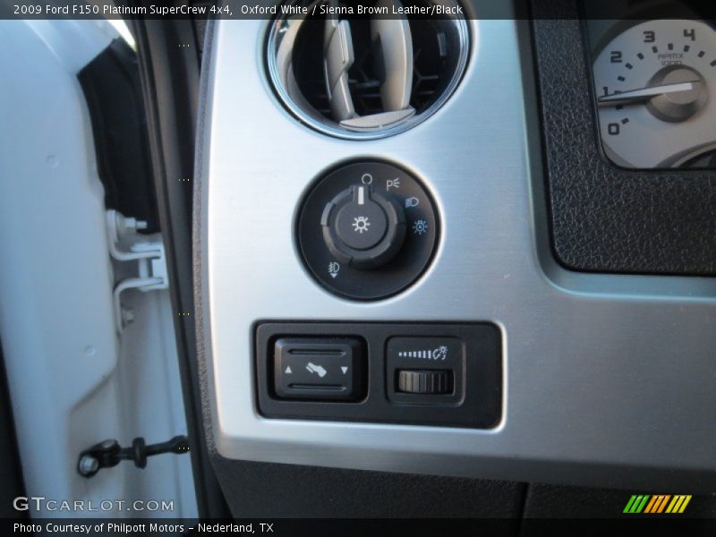Oxford White / Sienna Brown Leather/Black 2009 Ford F150 Platinum SuperCrew 4x4