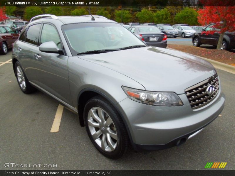 Diamond Graphite Metallic / Wheat 2008 Infiniti FX 35