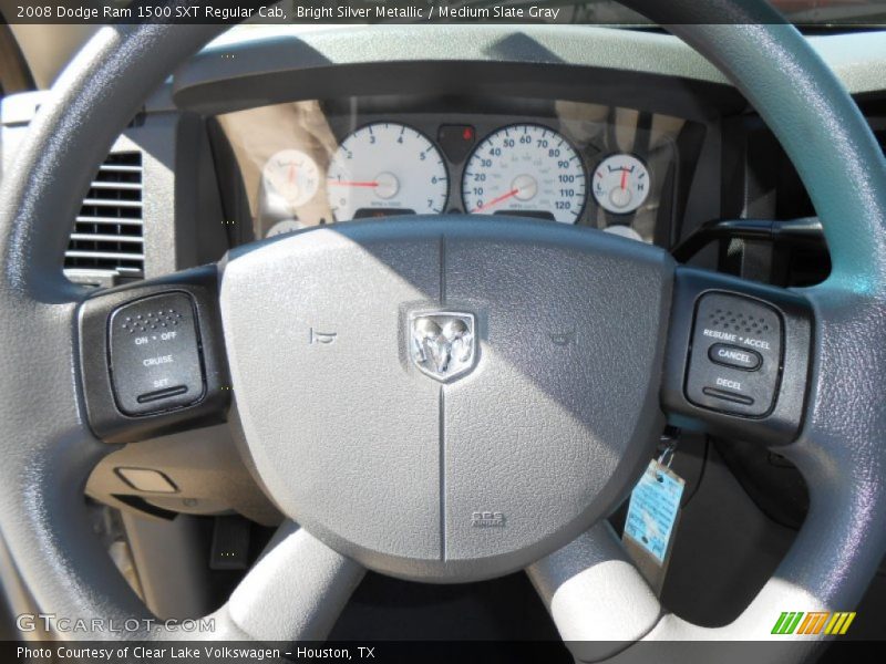 Bright Silver Metallic / Medium Slate Gray 2008 Dodge Ram 1500 SXT Regular Cab