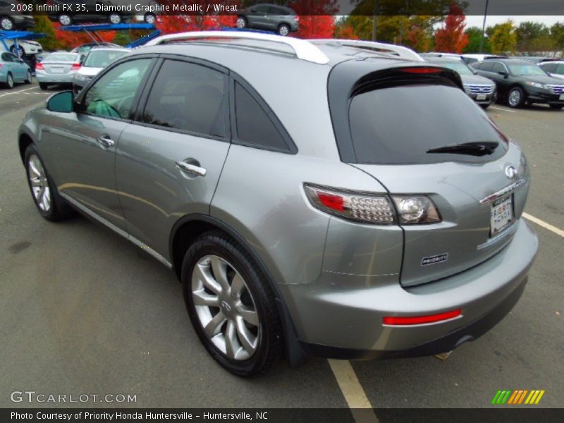 Diamond Graphite Metallic / Wheat 2008 Infiniti FX 35