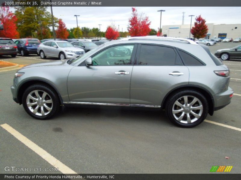 Diamond Graphite Metallic / Wheat 2008 Infiniti FX 35