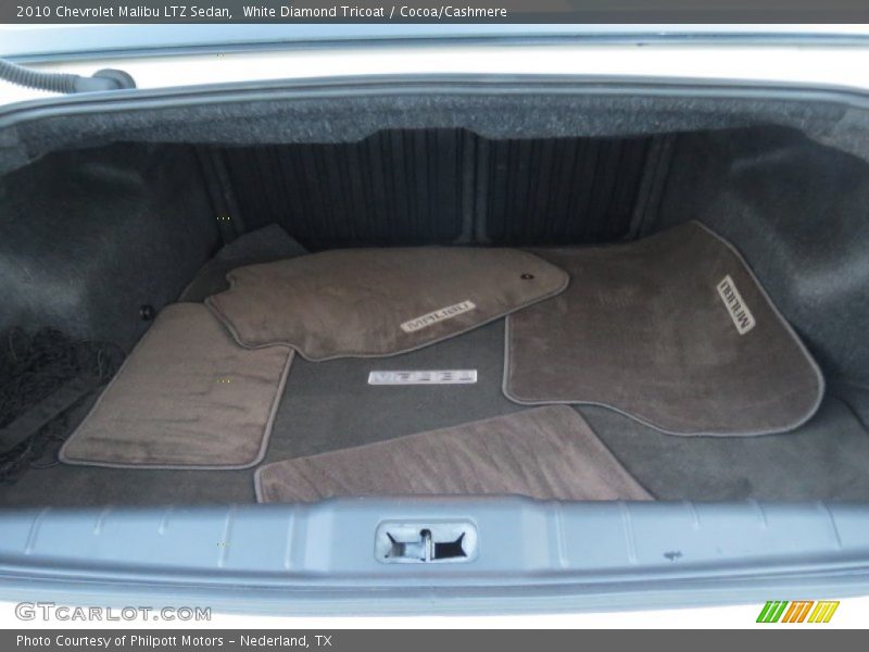 White Diamond Tricoat / Cocoa/Cashmere 2010 Chevrolet Malibu LTZ Sedan