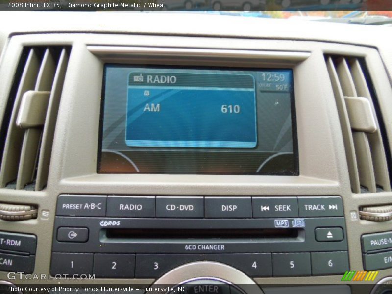 Diamond Graphite Metallic / Wheat 2008 Infiniti FX 35