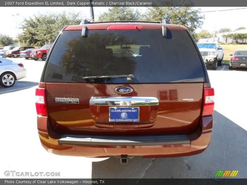 Dark Copper Metallic / Charcoal Black/Caramel 2007 Ford Expedition EL Limited