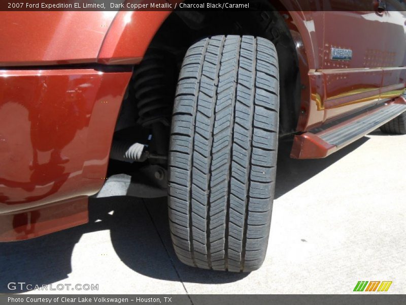 Dark Copper Metallic / Charcoal Black/Caramel 2007 Ford Expedition EL Limited