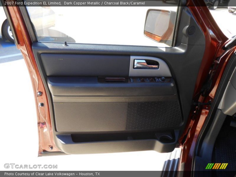 Dark Copper Metallic / Charcoal Black/Caramel 2007 Ford Expedition EL Limited