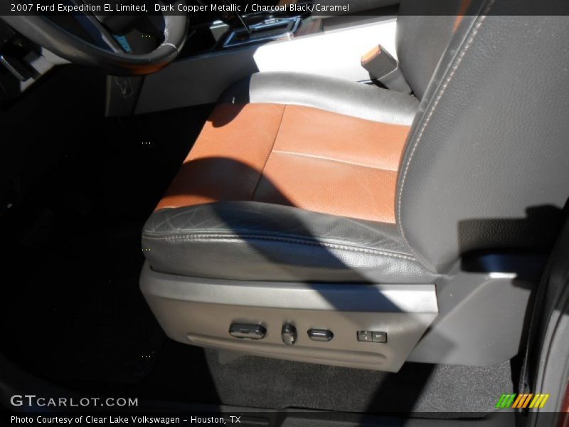Dark Copper Metallic / Charcoal Black/Caramel 2007 Ford Expedition EL Limited