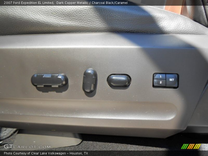 Dark Copper Metallic / Charcoal Black/Caramel 2007 Ford Expedition EL Limited