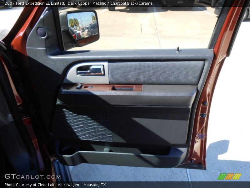 Dark Copper Metallic / Charcoal Black/Caramel 2007 Ford Expedition EL Limited
