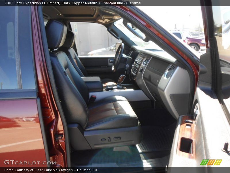 Dark Copper Metallic / Charcoal Black/Caramel 2007 Ford Expedition EL Limited