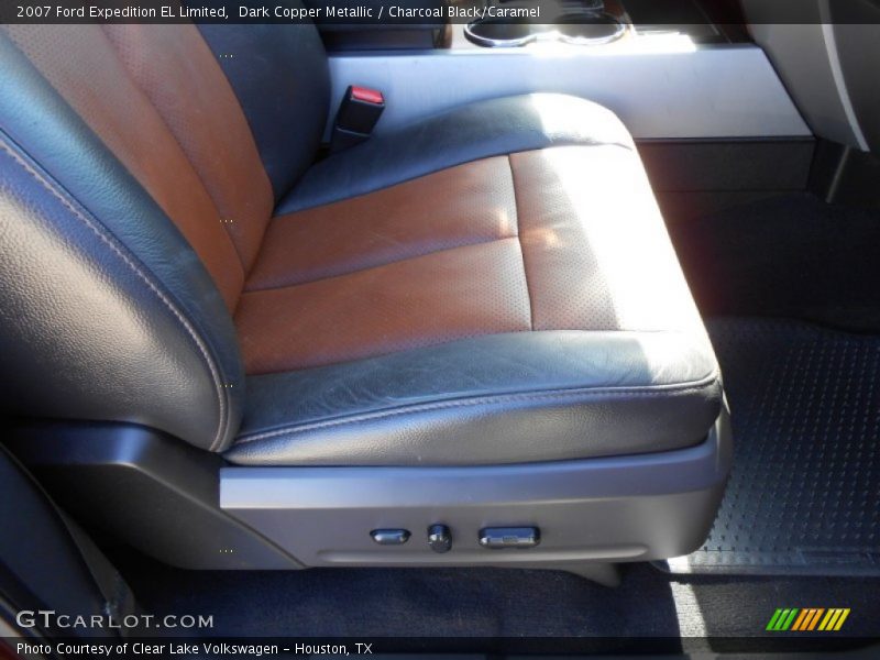 Dark Copper Metallic / Charcoal Black/Caramel 2007 Ford Expedition EL Limited
