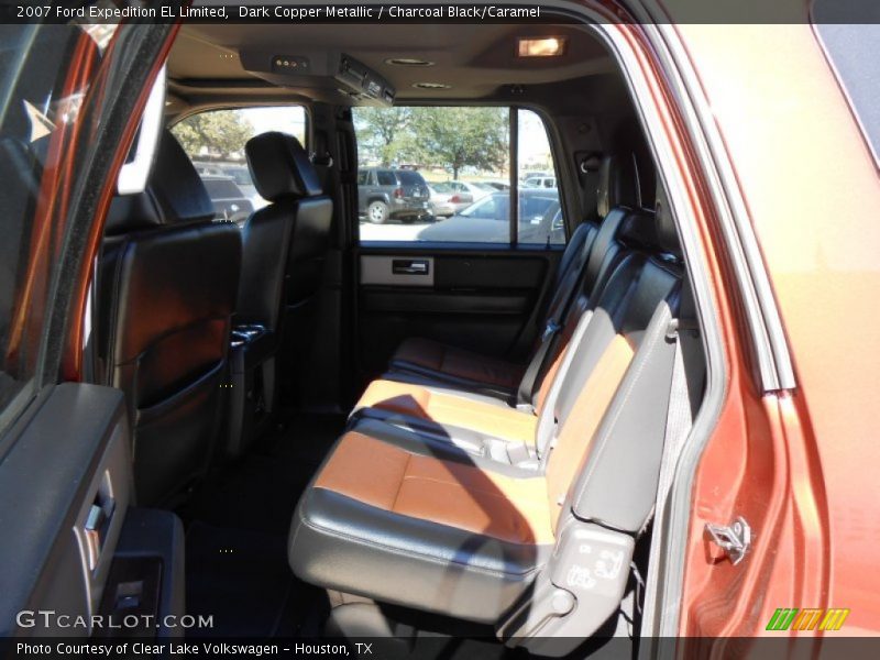 Dark Copper Metallic / Charcoal Black/Caramel 2007 Ford Expedition EL Limited