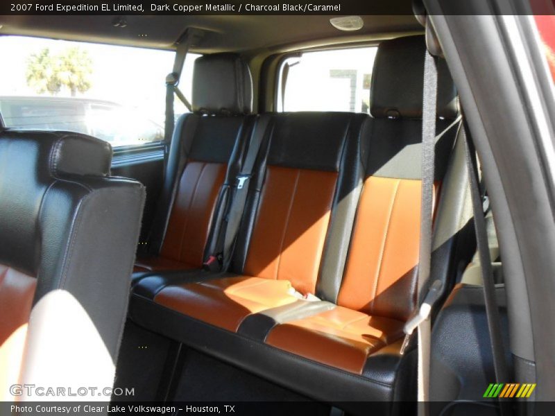 Dark Copper Metallic / Charcoal Black/Caramel 2007 Ford Expedition EL Limited