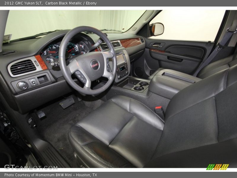 Carbon Black Metallic / Ebony 2012 GMC Yukon SLT