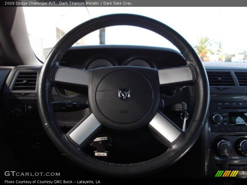Dark Titanium Metallic / Dark Slate Gray 2009 Dodge Challenger R/T