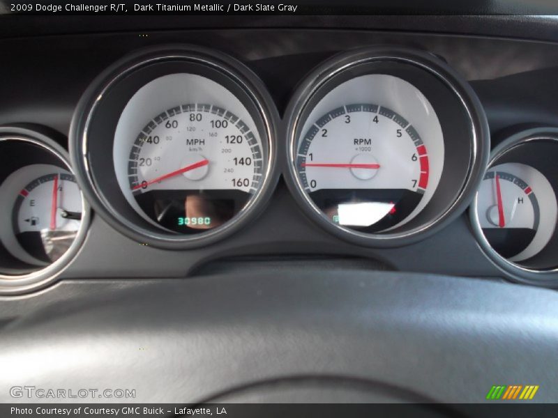 Dark Titanium Metallic / Dark Slate Gray 2009 Dodge Challenger R/T