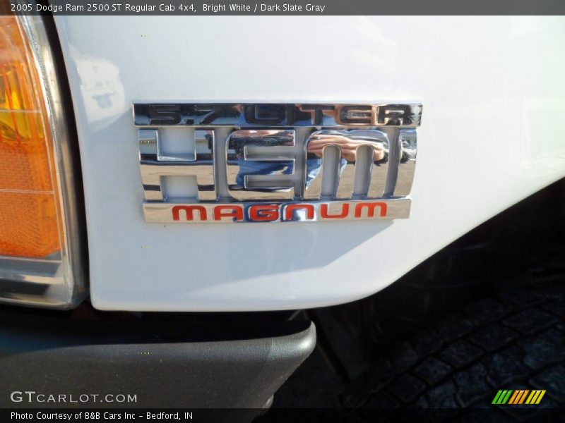 Bright White / Dark Slate Gray 2005 Dodge Ram 2500 ST Regular Cab 4x4