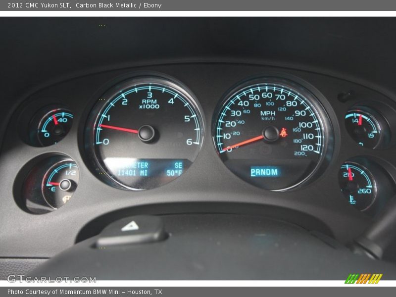 Carbon Black Metallic / Ebony 2012 GMC Yukon SLT