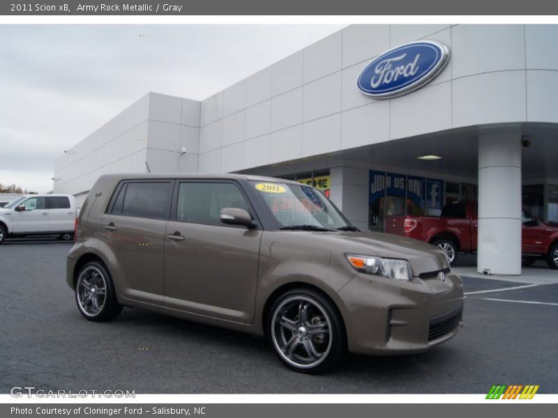 Army Rock Metallic / Gray 2011 Scion xB