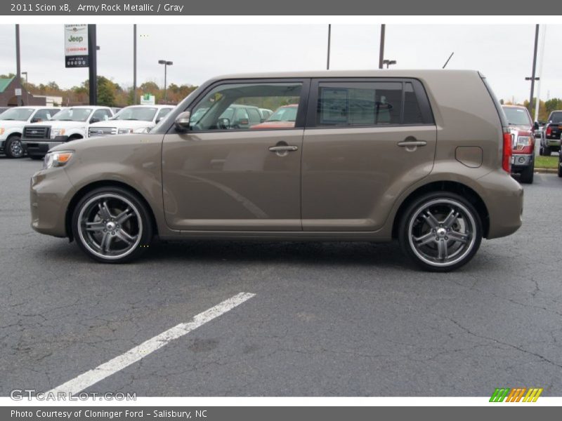 Army Rock Metallic / Gray 2011 Scion xB