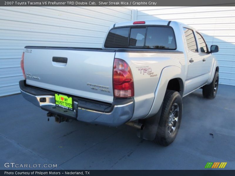 Silver Streak Mica / Graphite Gray 2007 Toyota Tacoma V6 PreRunner TRD Double Cab