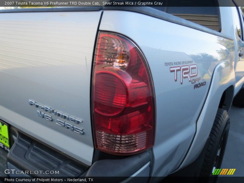 Silver Streak Mica / Graphite Gray 2007 Toyota Tacoma V6 PreRunner TRD Double Cab