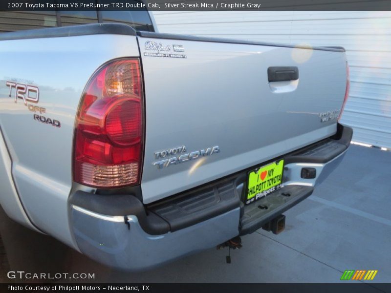 Silver Streak Mica / Graphite Gray 2007 Toyota Tacoma V6 PreRunner TRD Double Cab
