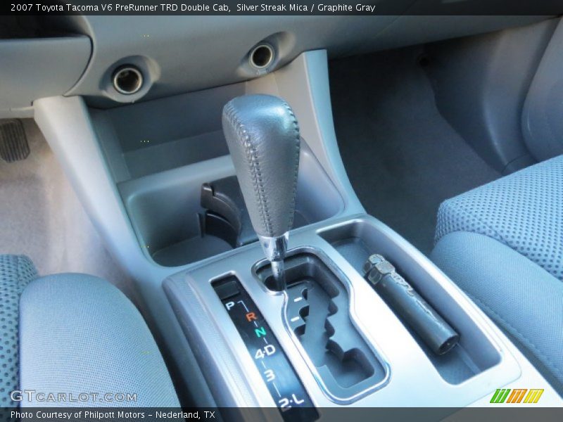 Silver Streak Mica / Graphite Gray 2007 Toyota Tacoma V6 PreRunner TRD Double Cab