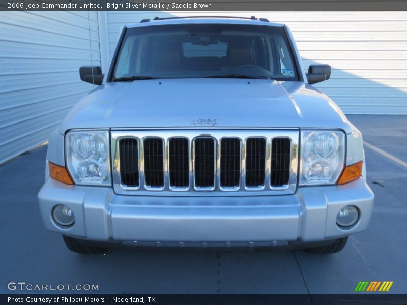 Bright Silver Metallic / Saddle Brown 2006 Jeep Commander Limited