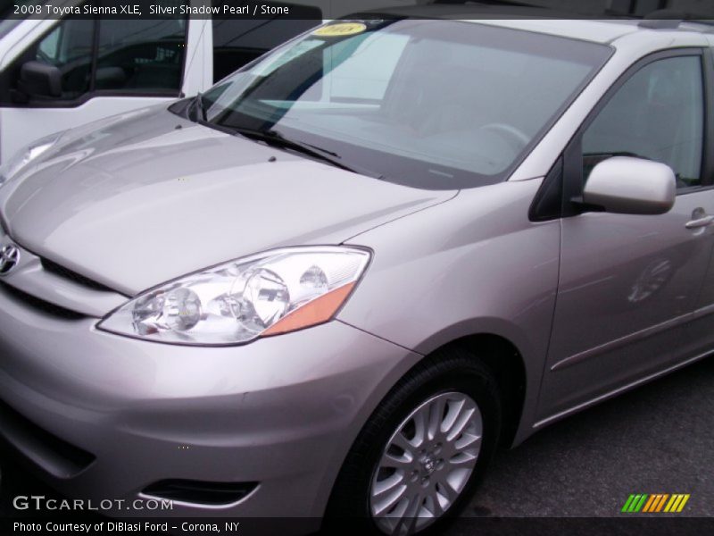 Silver Shadow Pearl / Stone 2008 Toyota Sienna XLE