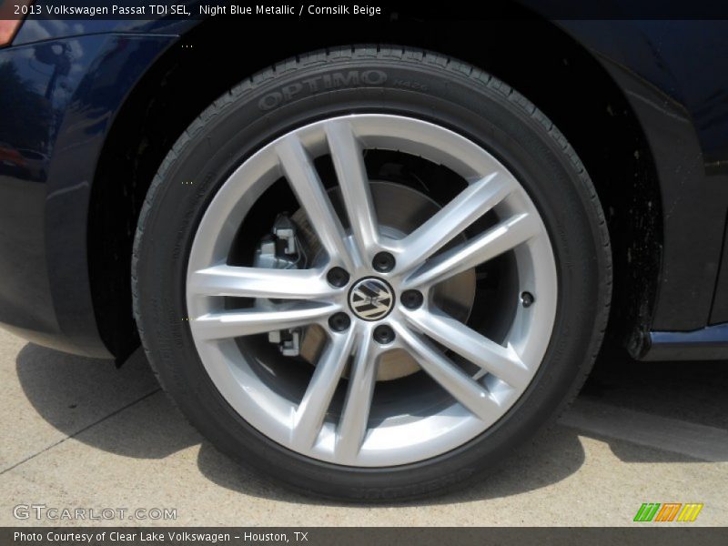 Night Blue Metallic / Cornsilk Beige 2013 Volkswagen Passat TDI SEL