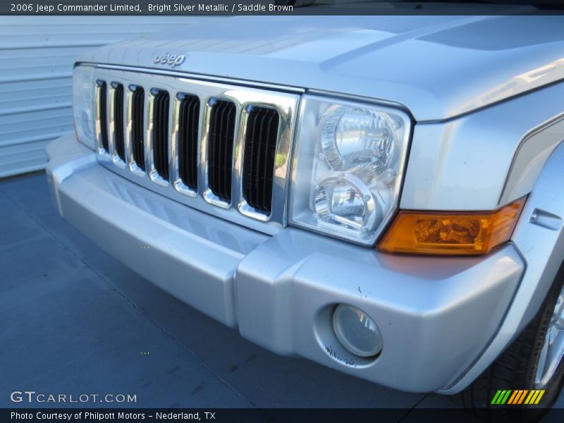 Bright Silver Metallic / Saddle Brown 2006 Jeep Commander Limited