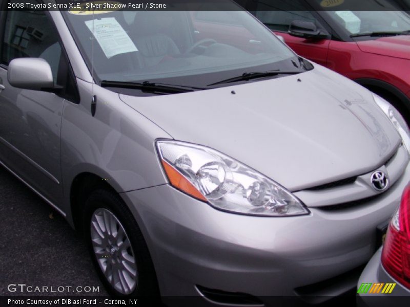 Silver Shadow Pearl / Stone 2008 Toyota Sienna XLE