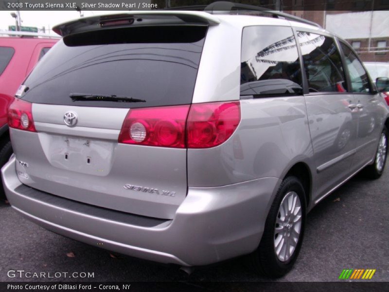 Silver Shadow Pearl / Stone 2008 Toyota Sienna XLE
