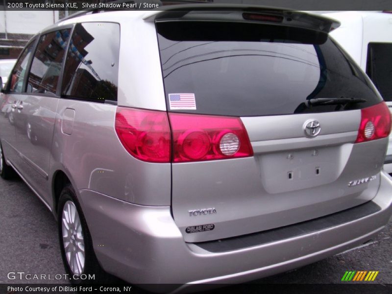 Silver Shadow Pearl / Stone 2008 Toyota Sienna XLE