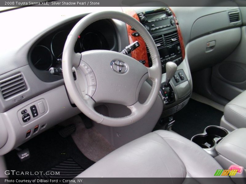 Silver Shadow Pearl / Stone 2008 Toyota Sienna XLE