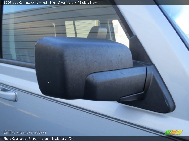 Bright Silver Metallic / Saddle Brown 2006 Jeep Commander Limited
