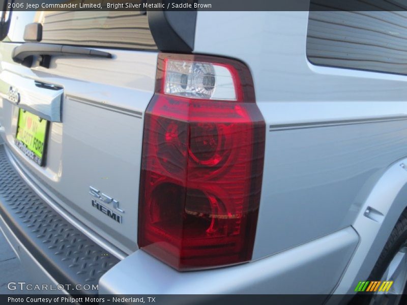 Bright Silver Metallic / Saddle Brown 2006 Jeep Commander Limited