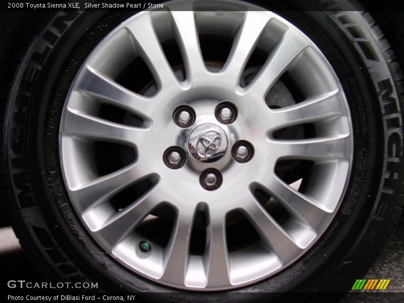 Silver Shadow Pearl / Stone 2008 Toyota Sienna XLE