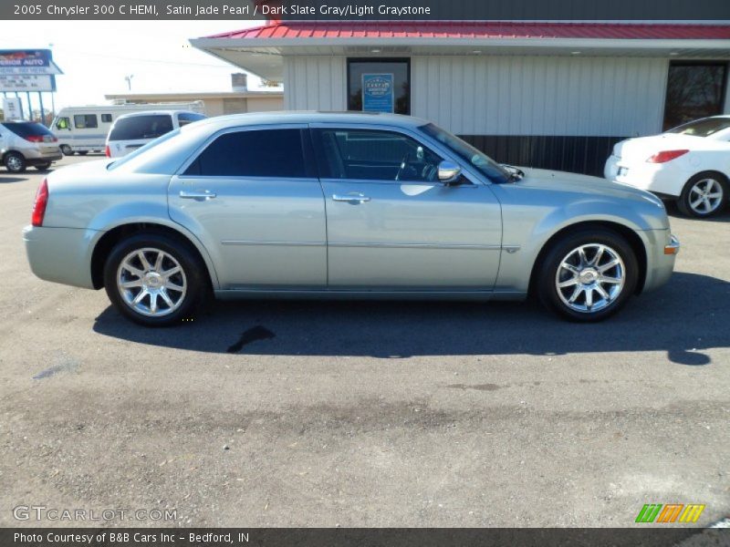 Satin Jade Pearl / Dark Slate Gray/Light Graystone 2005 Chrysler 300 C HEMI
