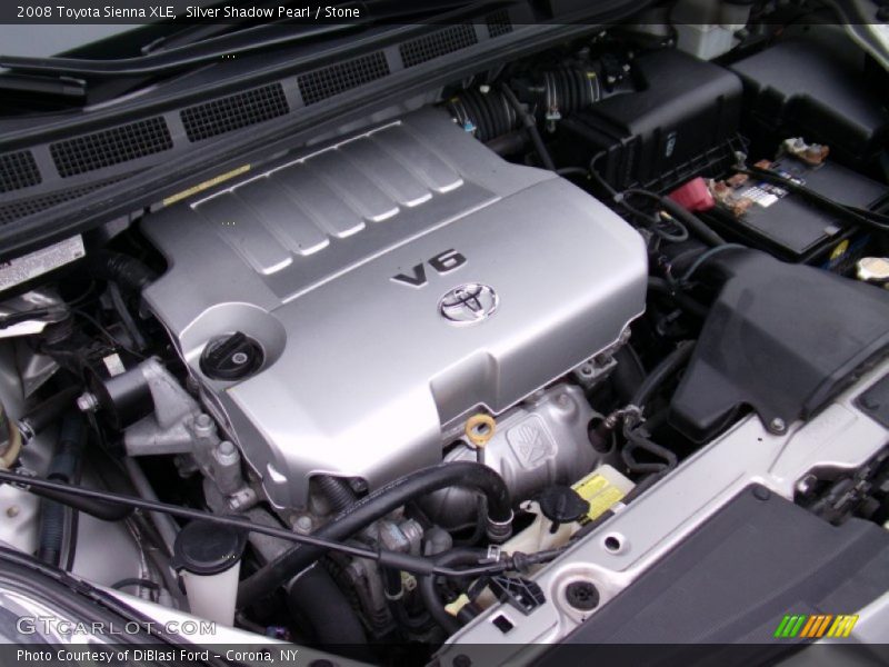 Silver Shadow Pearl / Stone 2008 Toyota Sienna XLE