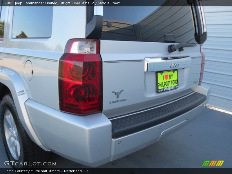 Bright Silver Metallic / Saddle Brown 2006 Jeep Commander Limited