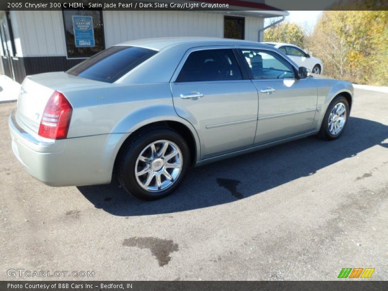 Satin Jade Pearl / Dark Slate Gray/Light Graystone 2005 Chrysler 300 C HEMI