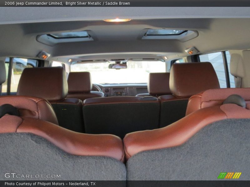 Bright Silver Metallic / Saddle Brown 2006 Jeep Commander Limited