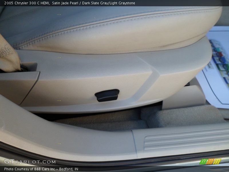 Satin Jade Pearl / Dark Slate Gray/Light Graystone 2005 Chrysler 300 C HEMI