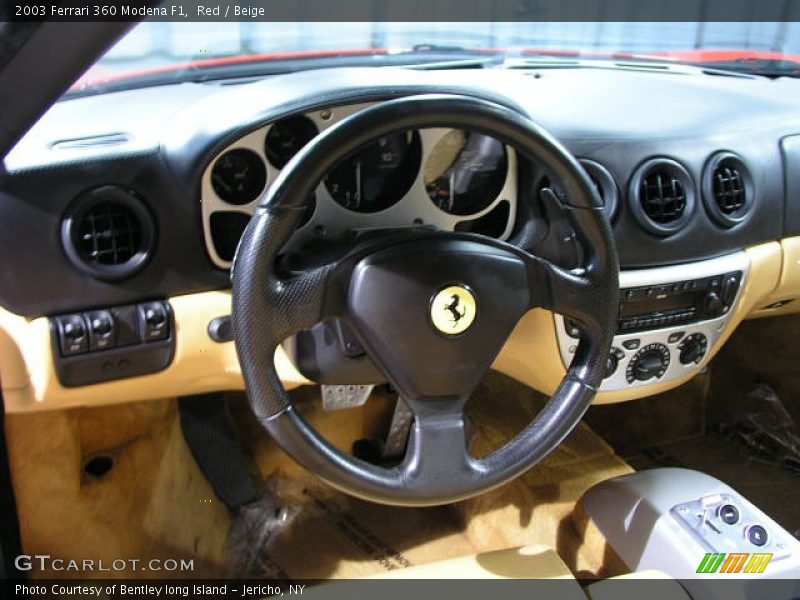 Red / Beige 2003 Ferrari 360 Modena F1
