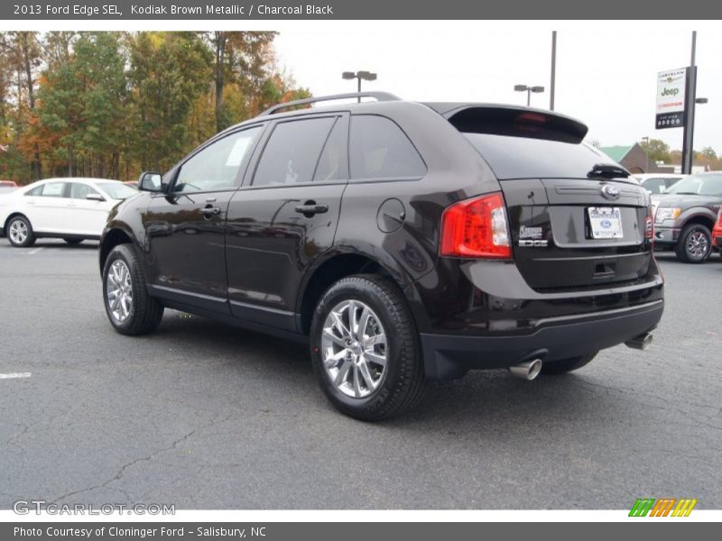 Kodiak Brown Metallic / Charcoal Black 2013 Ford Edge SEL