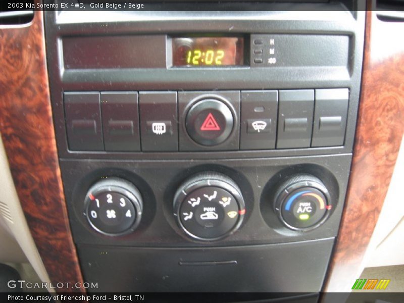 Gold Beige / Beige 2003 Kia Sorento EX 4WD