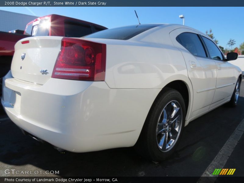 Stone White / Dark Slate Gray 2008 Dodge Charger R/T