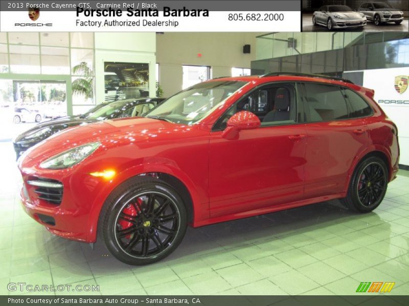 Carmine Red / Black 2013 Porsche Cayenne GTS